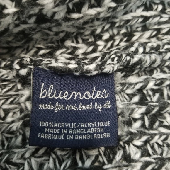 Knit Cardigan In Marled Grey, Size Small - Picture 5 of 9